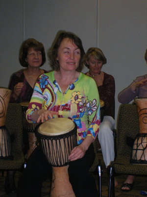 Conexion National Psychotherapy Conference Drumming